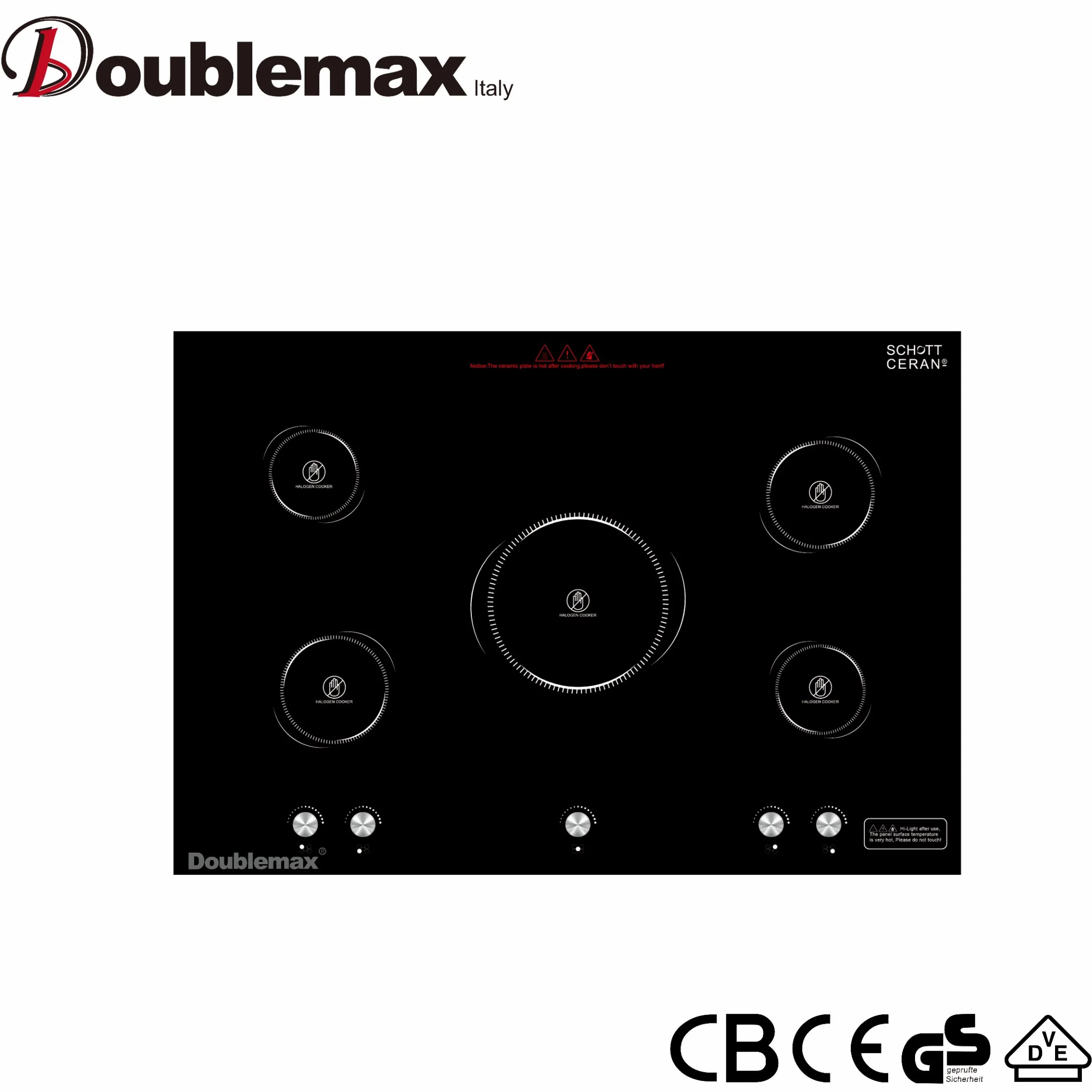 Best Manufacturer Black Ceramic Plate Tempered Glass for Induction Cooker