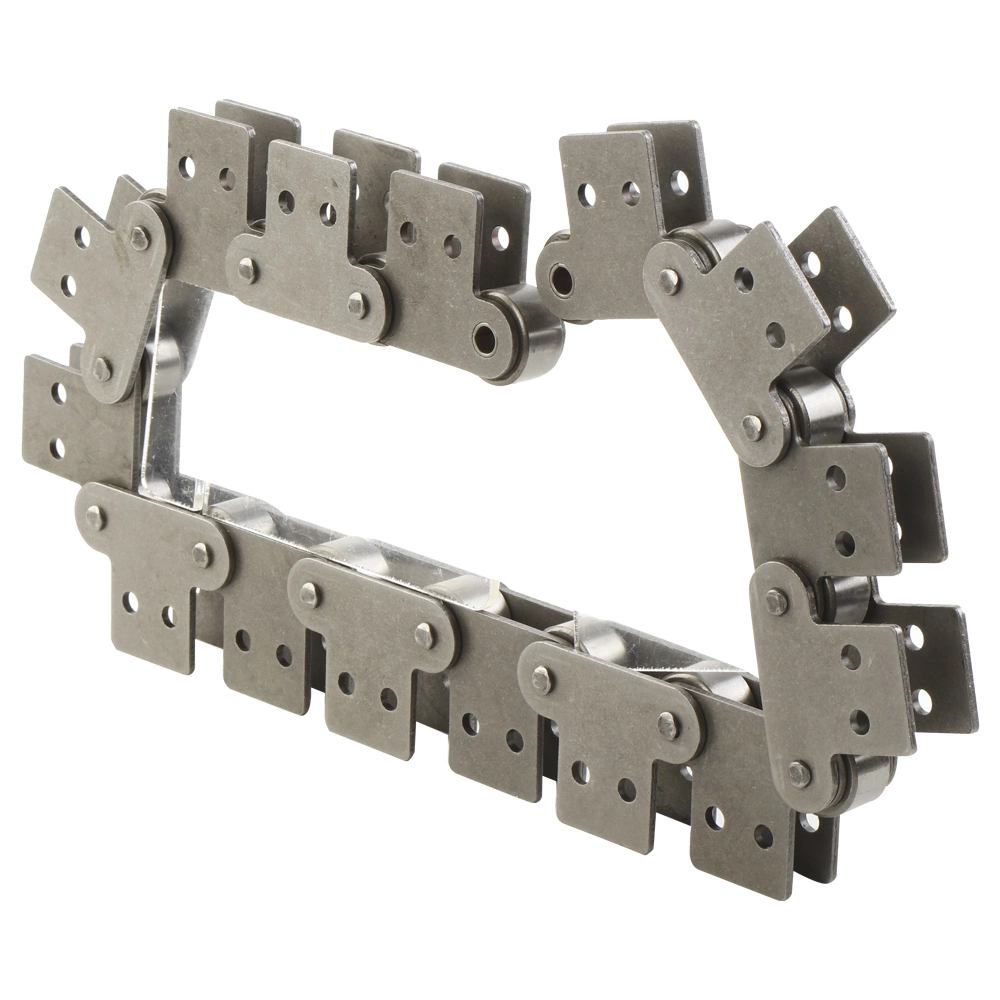 Internationally recognized industrial roller chain with straight side plate