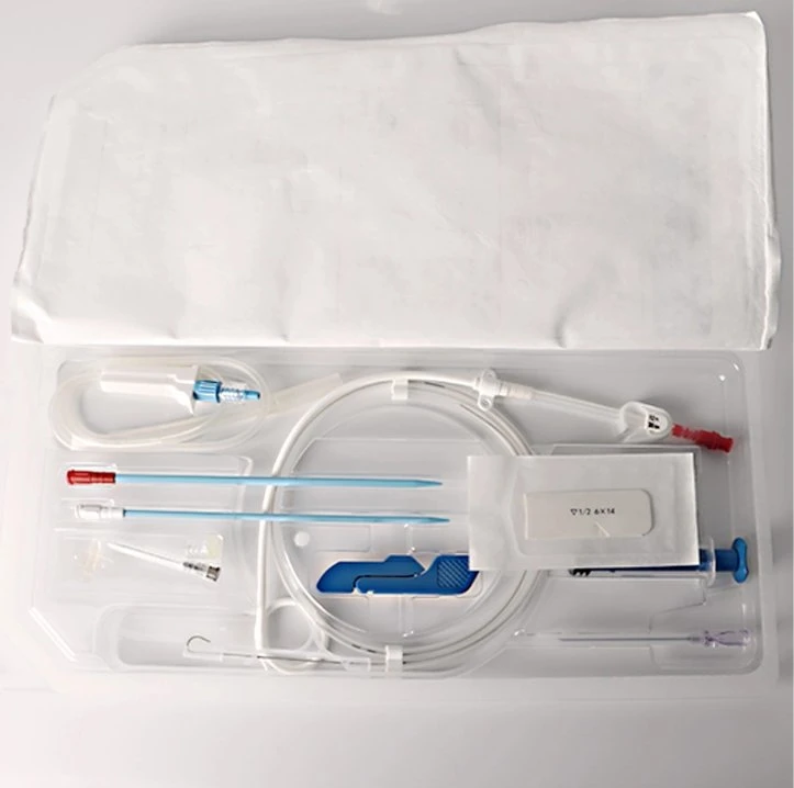 Disposable Pigtail Drainage Catheter Kit with Peritoneal Dialysis Catheter