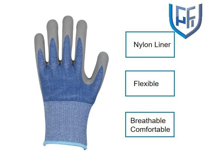 13 G Elastic/Nylon PU Coated Working Safety Work Hand Industrial Gloves with CE