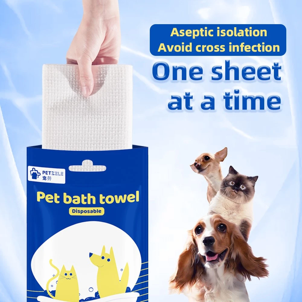 Fuertemente Limpieza absorbentes desechables Pet Toalla Non-Woven ambiental Productos para mascotas