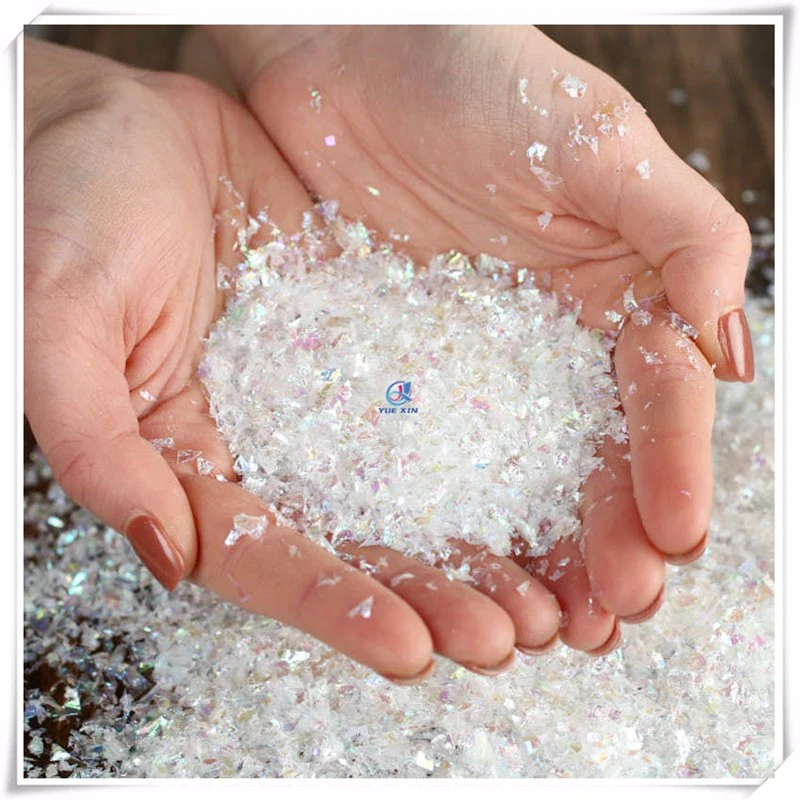 100g/bolsa Blanca Nieves Mylar Glitter escamas iridiscentes