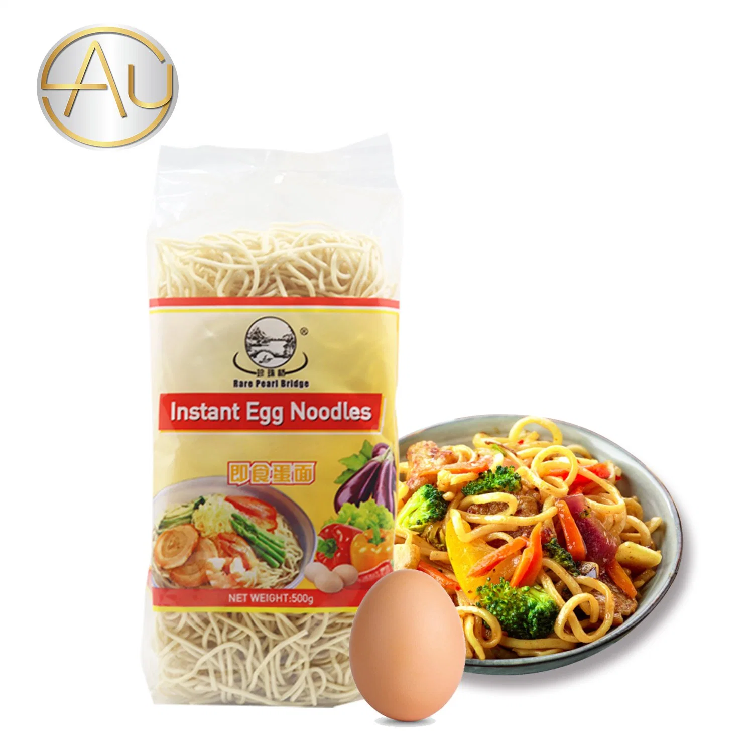 250g Suecia Oriental China Noodle Factory Cocina rápida Medio instantánea Fideos