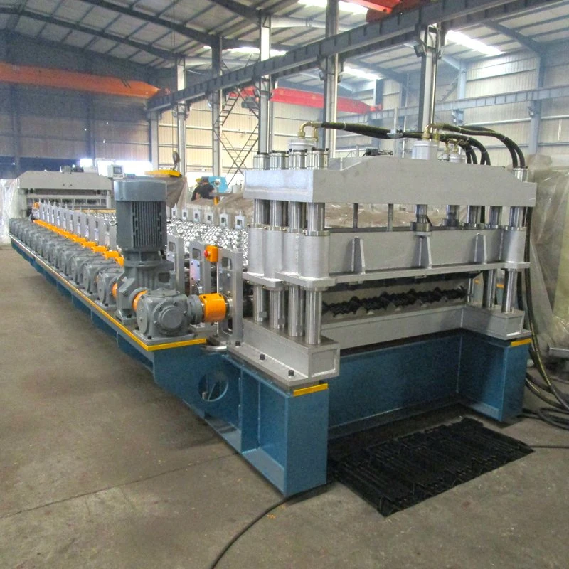 70+ Countries Exported Aluminum/PPGI Step Tile Metal Roof/Roofing Cold Roll Forming Sheet Making Machine for Building Material