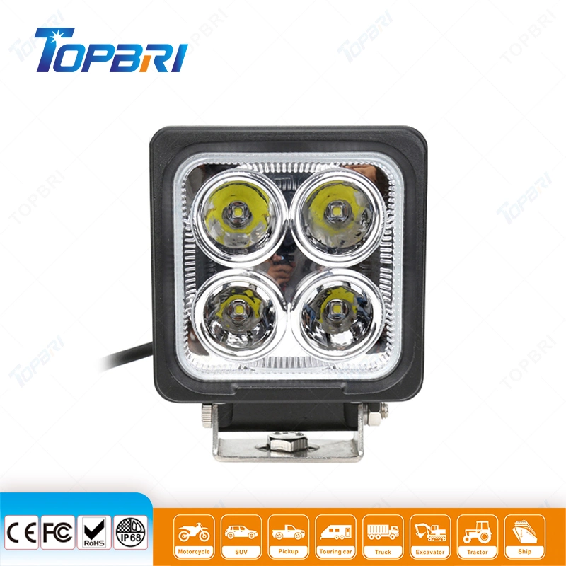 Square 40W CREE LED Working Light for Truck Heavy Duty