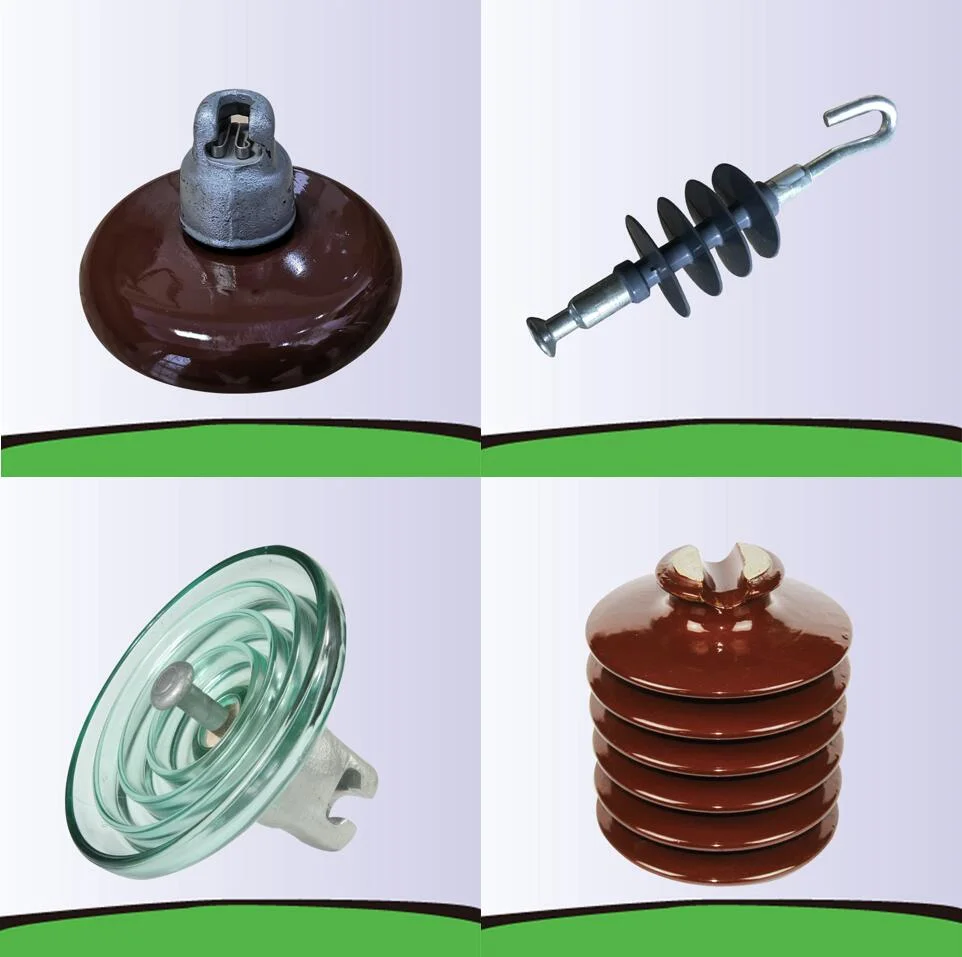 High Voltage Porcelain Insulator Ceramic Insulator Glass Insulator Composite Insulator Polymeric Silicone Rubber Insulator 11kv 33kv Disc Tension Cap