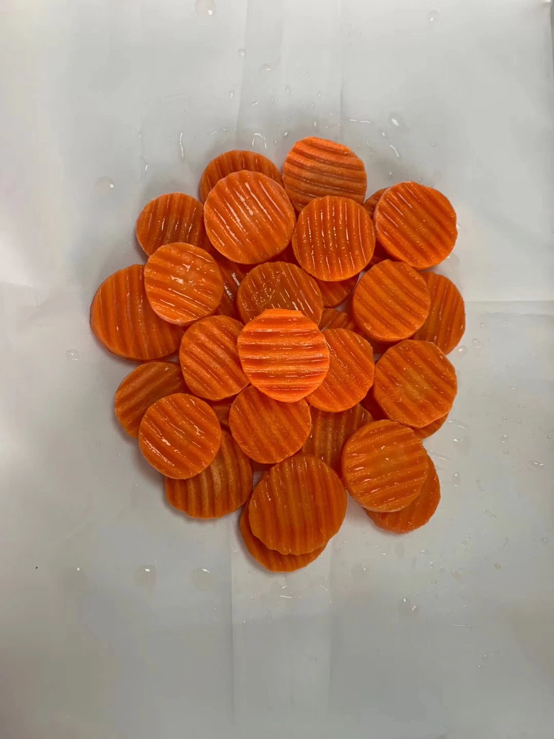 Fresh Sliced Carrot IQF Carrot Crinkle Cut Frozen Carrot Sliced