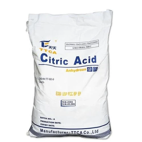 Russia Market Best-Selling Food Grade E330 Citric Acid Monohydrate/Anhydrous Price