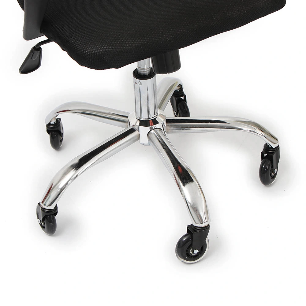 Black PU Transparent Casters Furniture Wheels Office Chair Caster Wear Resistant Silicone Chair Casters