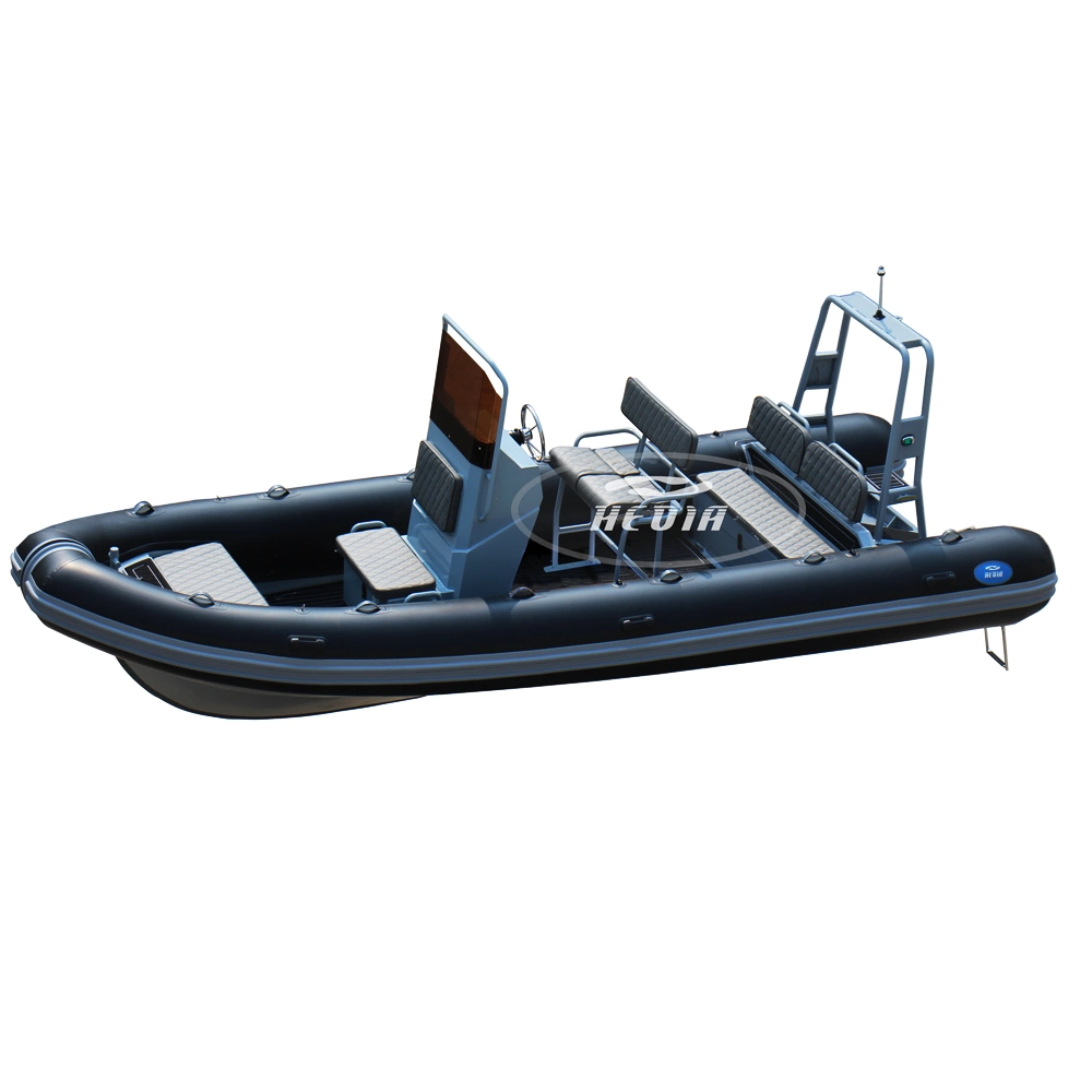 20 FT Boat with Motor High Speed Aluminum Hull Hypalon PVC 20 FT Boat with Motor