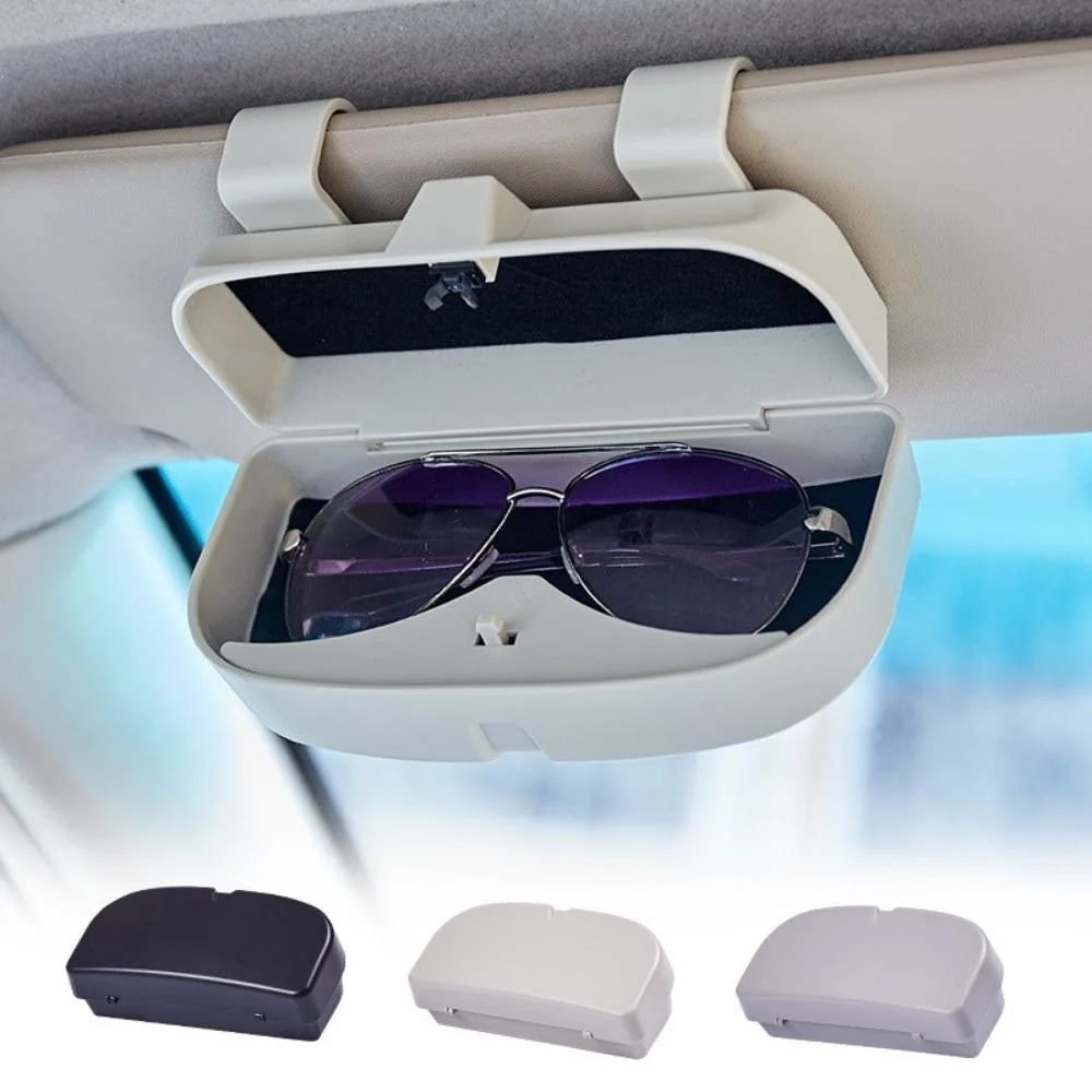 Summer Car Sun Visor Sunglasses Clip Organizer with Magnetic Closure Wyz20925