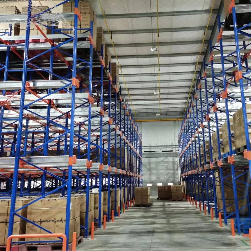 Warehouse Storage Iron Shelving Radio Shuttle Pallet Racking System