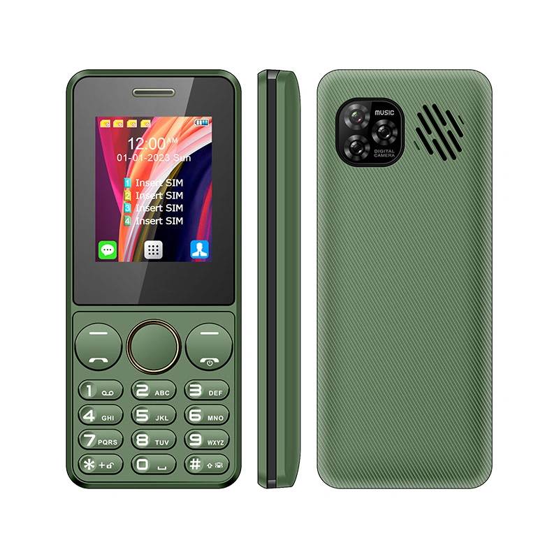 S73 2.2 Inch 1800mAh Keypad 4 SIM Card 2g Feature Mobile Phone