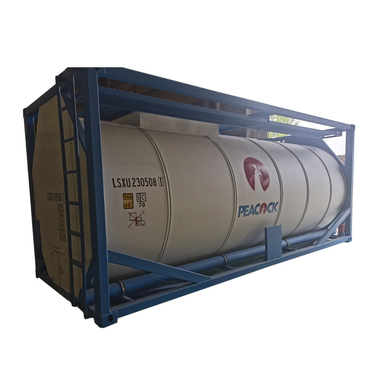 Factory Price 20FT ISO Hydrochloric Acid Liquid Tank Container Chemical Tanker for Sale