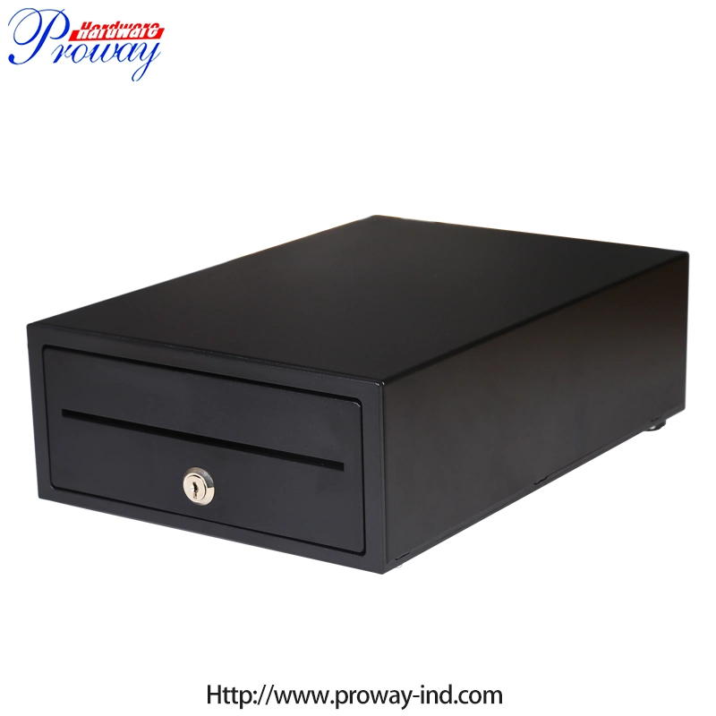 Supermarket Shop Cheque Slots Small Cash Register Drawer Rj11 Economical Electronic Security Cashier Metal Cash Drawer