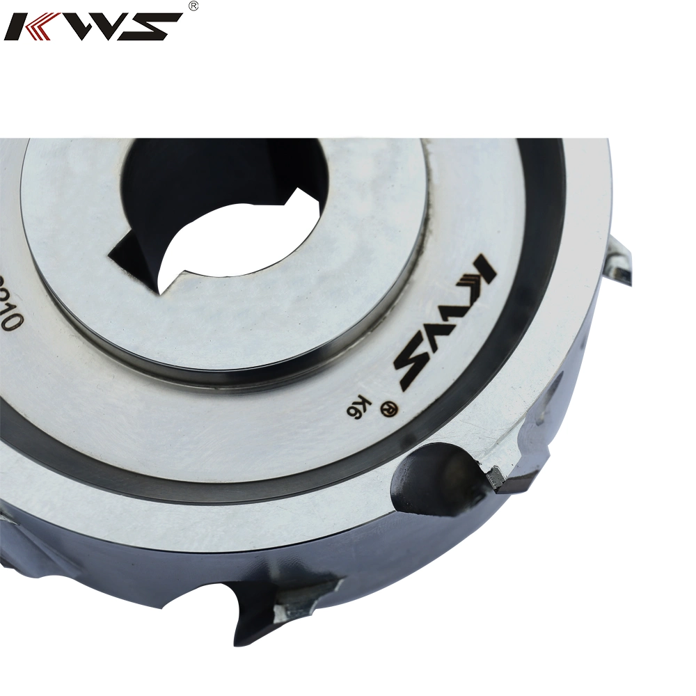 Le KWS Fraisage CNC le rotor multicouteau 125*30*H65*15T pour la Machine Outil de fraisage Edgebander Edgebanding PCD Pre-Mill diamant le rotor multicouteau