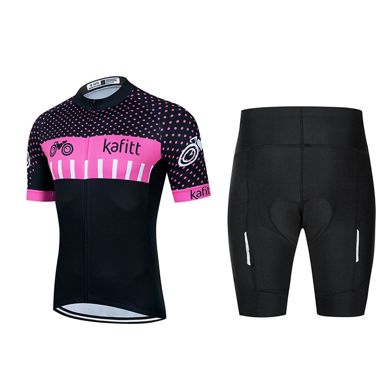 Women's Mountain Road Bike Jersey Top and Shorts Set Light Weight Cycling Wear