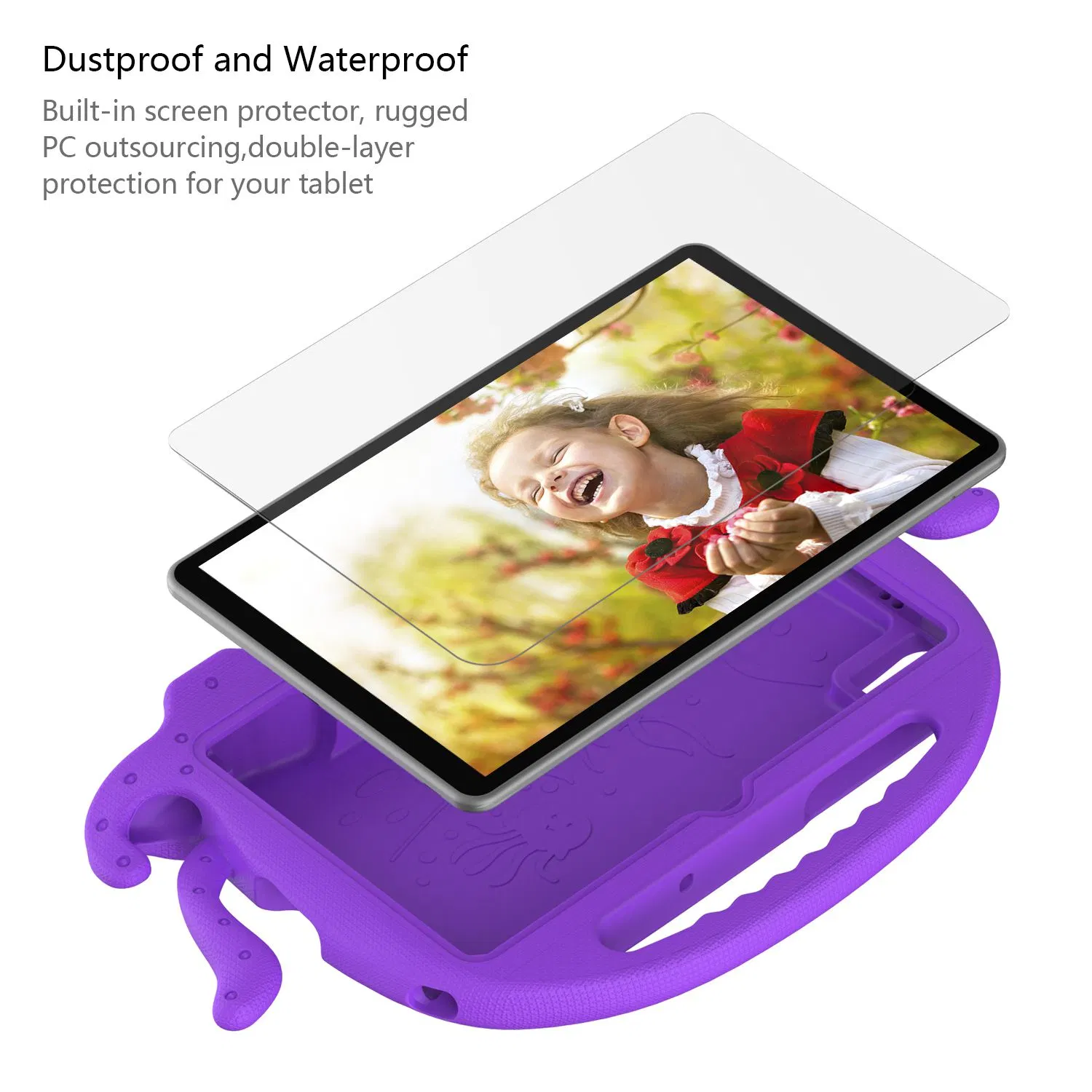 Octopus EVA Drop Protection Waterproof Stand Tablet Shell for Samsung Tab A7 Lite 8.7" T220 T225