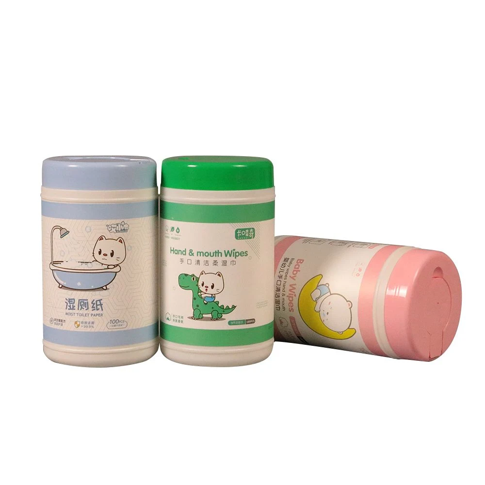 China Custom 40g Peso 80 PCS Eco Friendly Natural Compostable Water Wipes para Bebé Orgánico Biodegradables de Bambú Toallitas Húmedas para Bebé