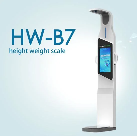 Machine de contrôle de santé extérieure imperméable à l'eau - Balance d'analyseur de composition de poids, taille et graisse.