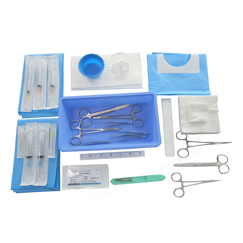 Hospital Medical Disposable Urology Instrument Kit Surgery Umbilical Catheter Set