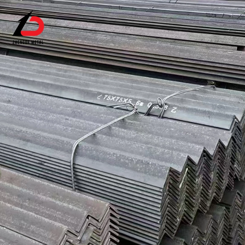 China de hierro de alta calidad ASTM S355JR estándar BS estructural de acero laminadas en caliente de ángulo el ángulo de hierro de acero de baja en carbono para la construcción de los precios de fábrica