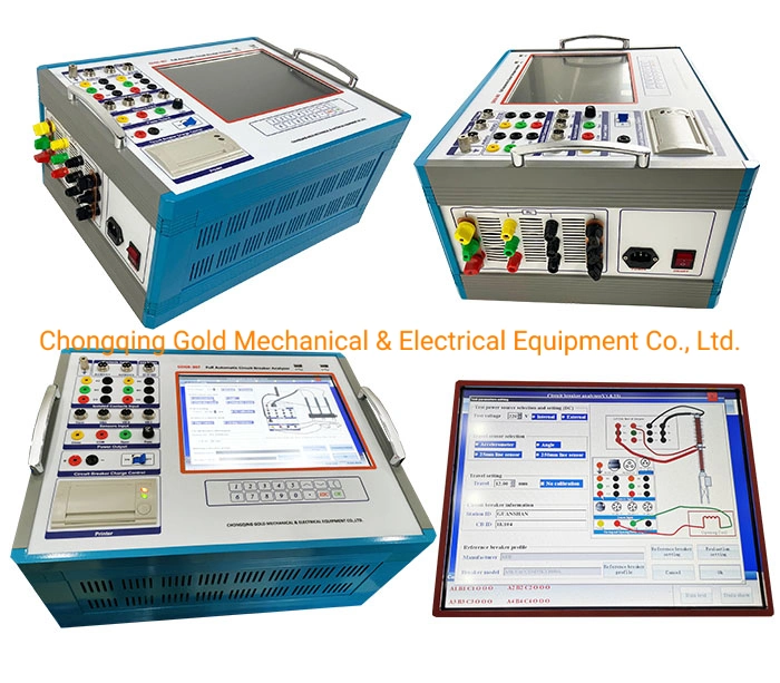 Circuit Breaker Analyzer Timing Measurement Dynamic Contact Resistance Tester for High Voltage Switchgear