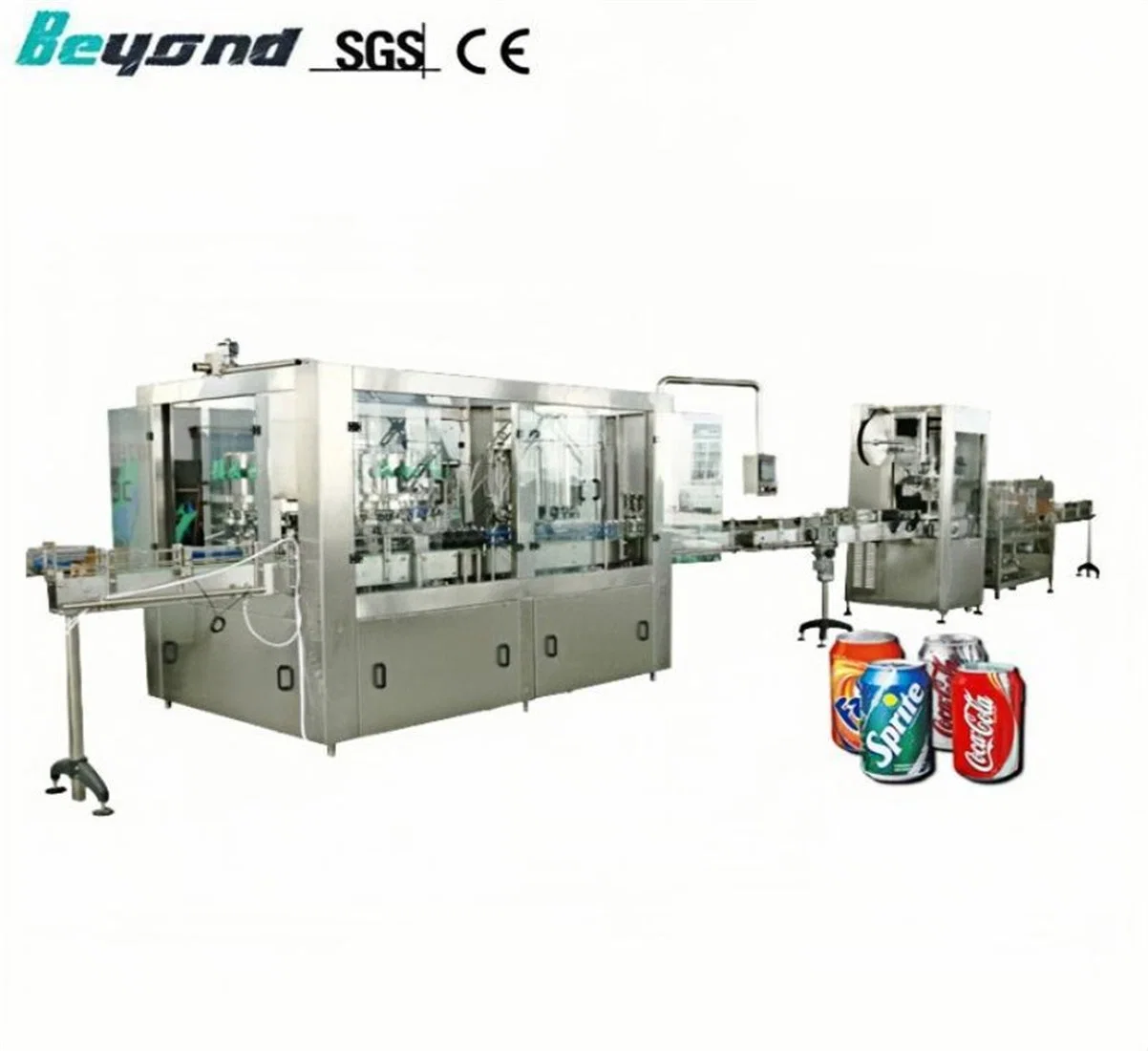 High Quality Bgf Series Pop Can Carbonated Water/Soda Water /Pure Drinking Water Filling Machinery Equipment