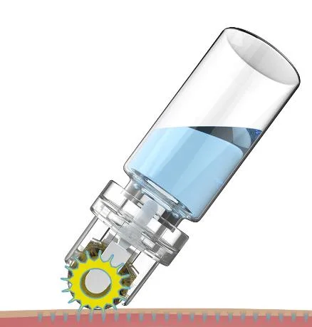 Le meilleur système de laminage Derma Microneedle Hydra 64 broche 20 du rouleau de broche pour le bébé face à l'injection de rappel de la peau de remplissage de l'Hydre aiguille