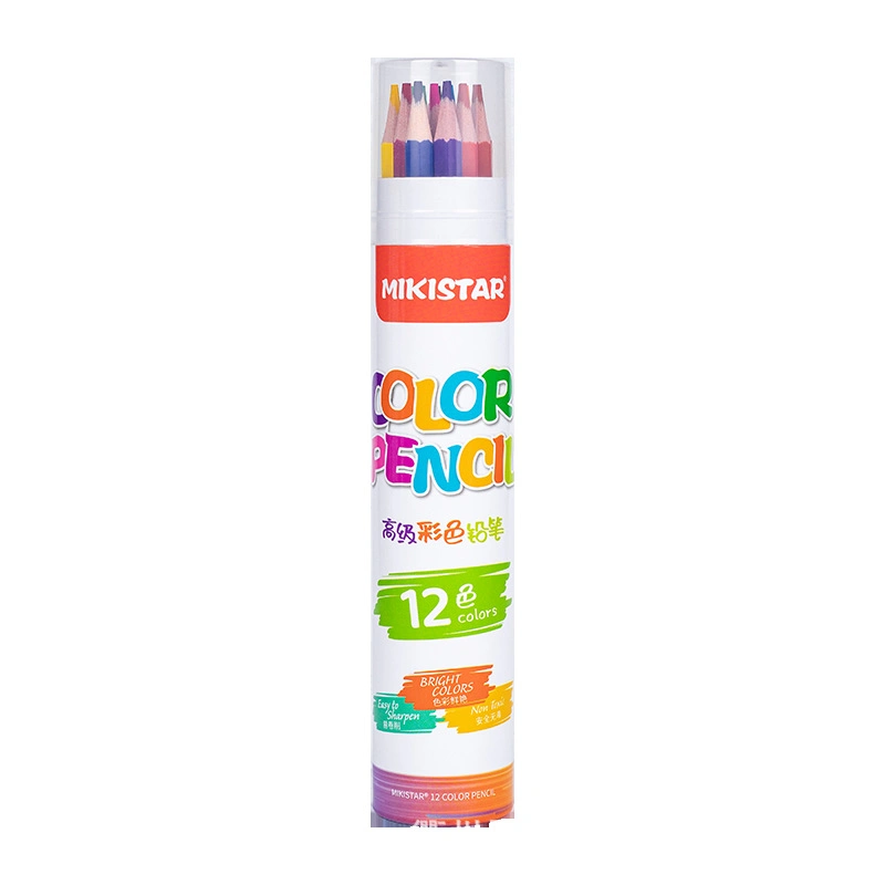 12/24/36/48PCS Color Pencil Set Box Gift Rainbow Drawing Coloured Pencil Tube Color Pencil