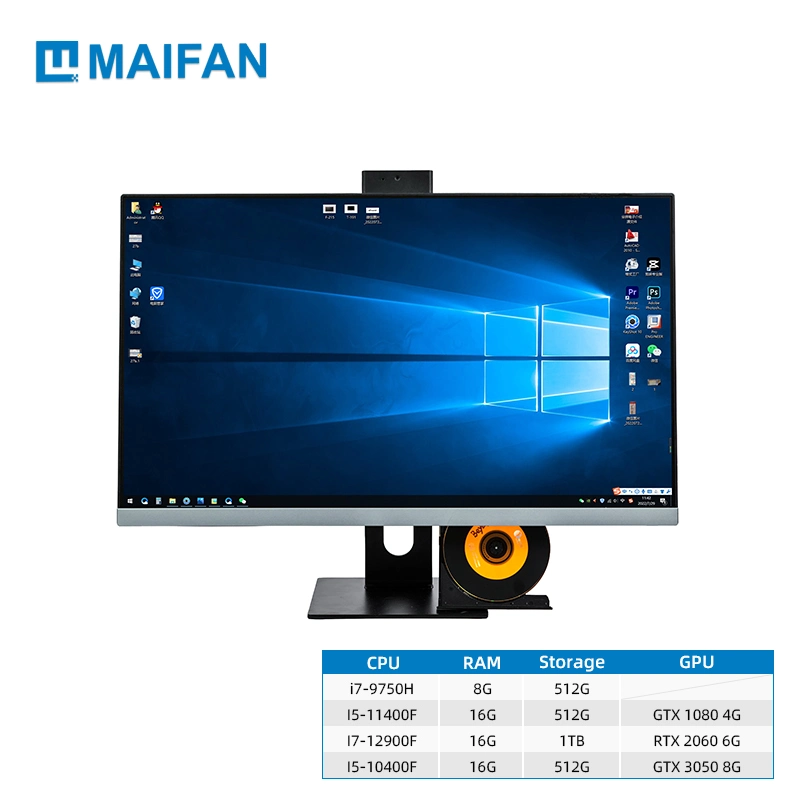 2023 Desktops All in One Computer I7-9700f High Stable Engineer PC with GPU Rx550
