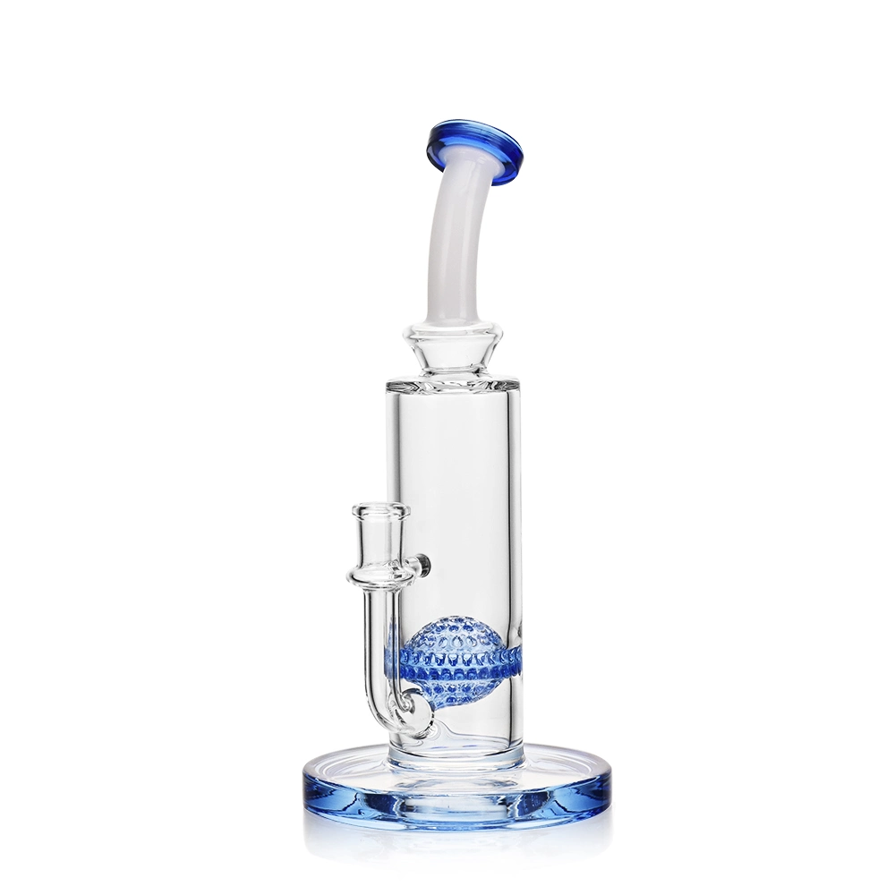 Essigo Slime Colors UFO PERC DAB Ölbohrer berauschtes Glas Rauchwasserpfeife mit 14mm Schüssel