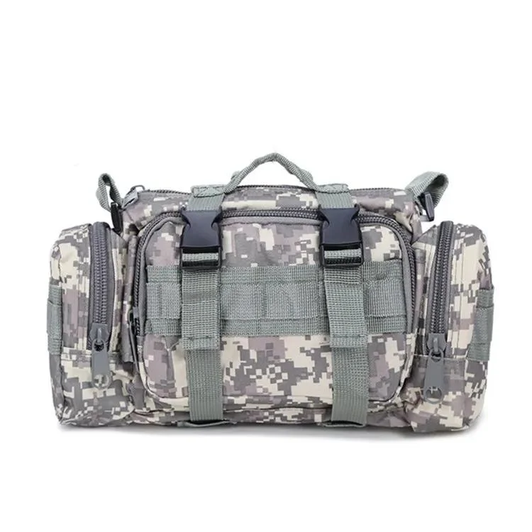 Práctico kit de viaje Viajes tácticas camuflaje Outdoor Training Crossbody mochila bandolera