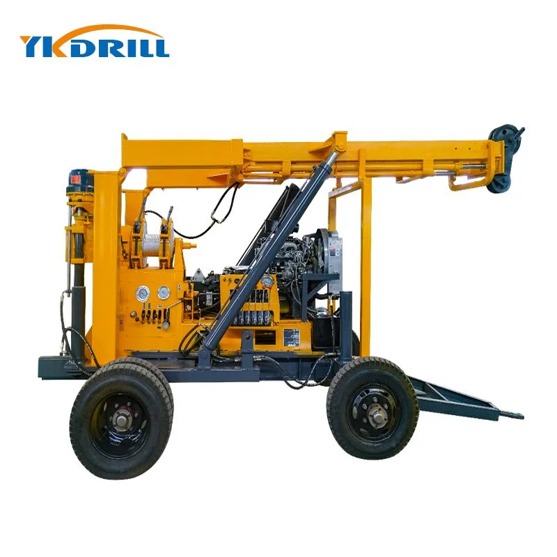 Original Factory Price Hydraulic Mobile Mining Truck Mounted Drill Machine 200m Cheap Trailer Water Well Mine Drilling Rig