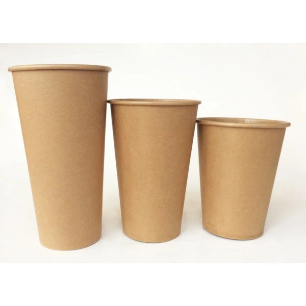 Vasos de papel cartón Biodegradable tazas// de la Copa de papel impreso 12 Oz.