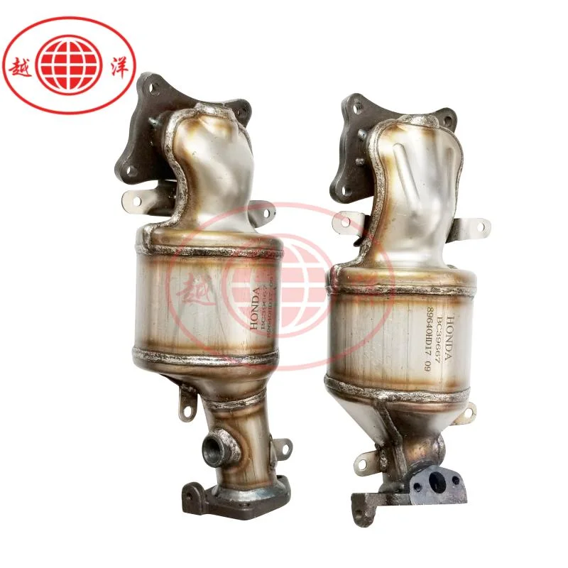 Factory Fit Good Price High Quality Honda Acura 3.5 3.7 Car Catalytic Converter Engine Spare Parts Exhaust System Left and Right Parts