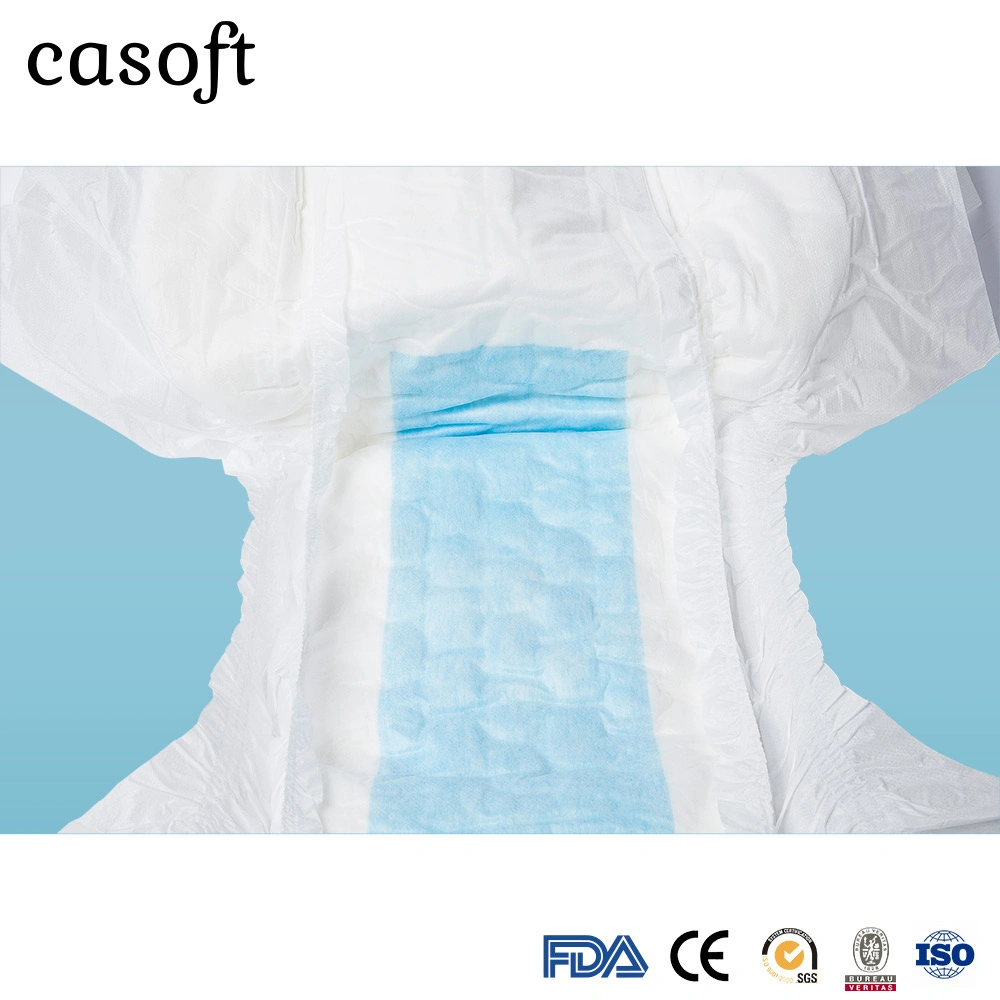 Soft Nonwoven Mass Absorption Adult Nappies with OEM Factory