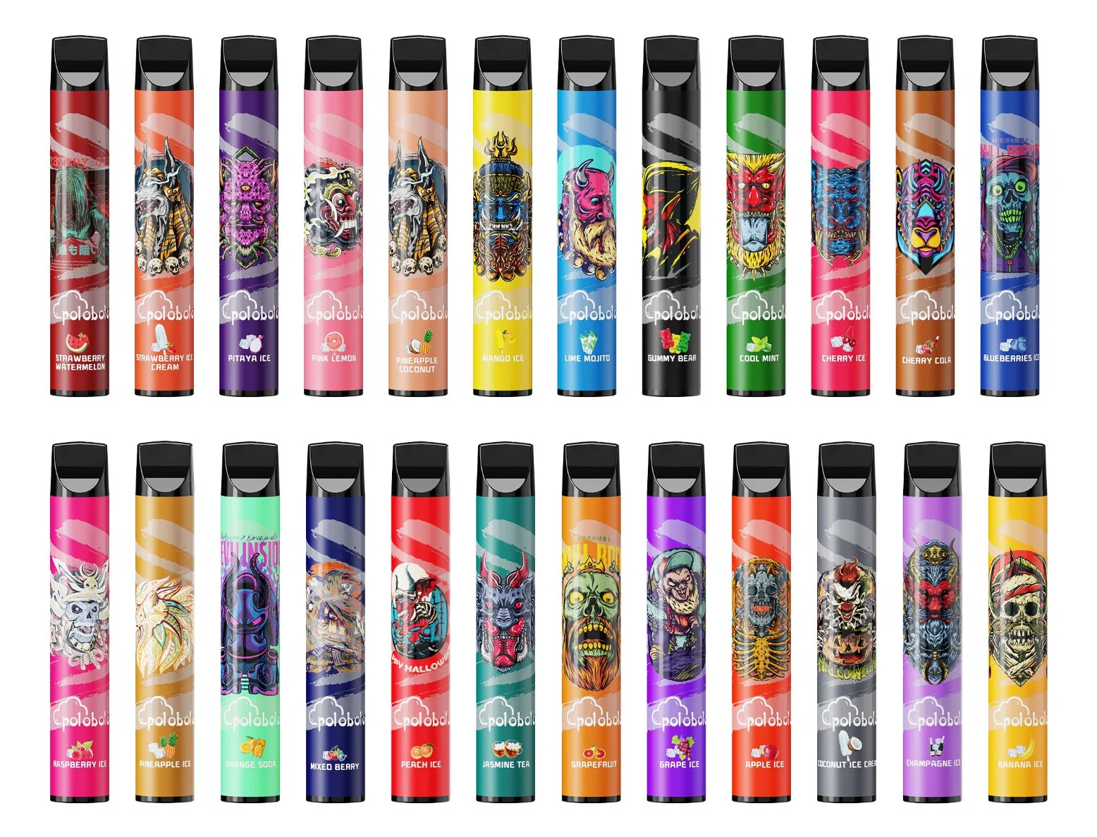 Personalizar Venta caliente Mini 500 inhalaciones E-cigarrillo desechable Vape un 2% de fruta al por mayor de la nicotina Vape I Vape Vape desechables