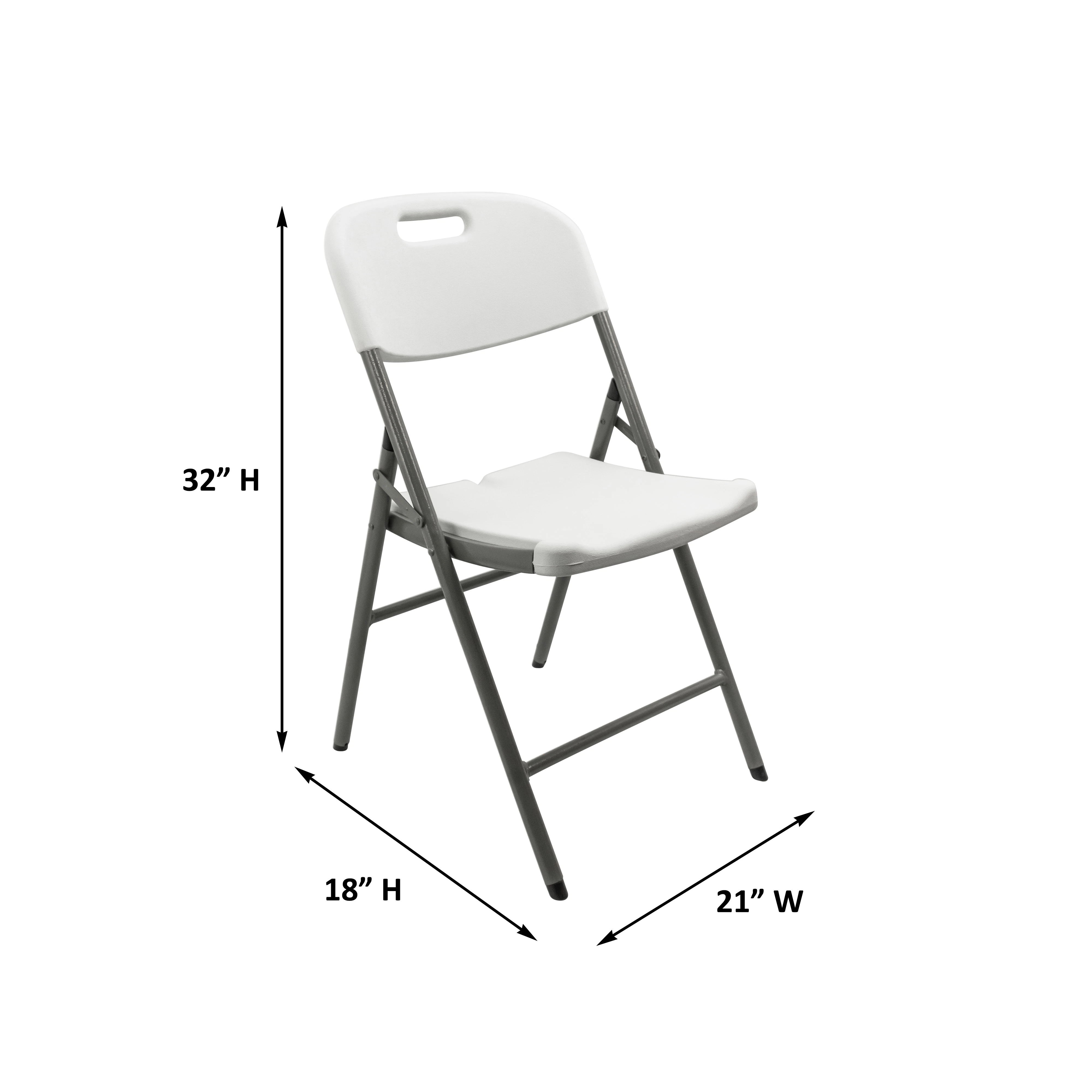 Heavy Duty Commercial Wedding Large Party Steel Frame Garden Event Plastic Folding Chair