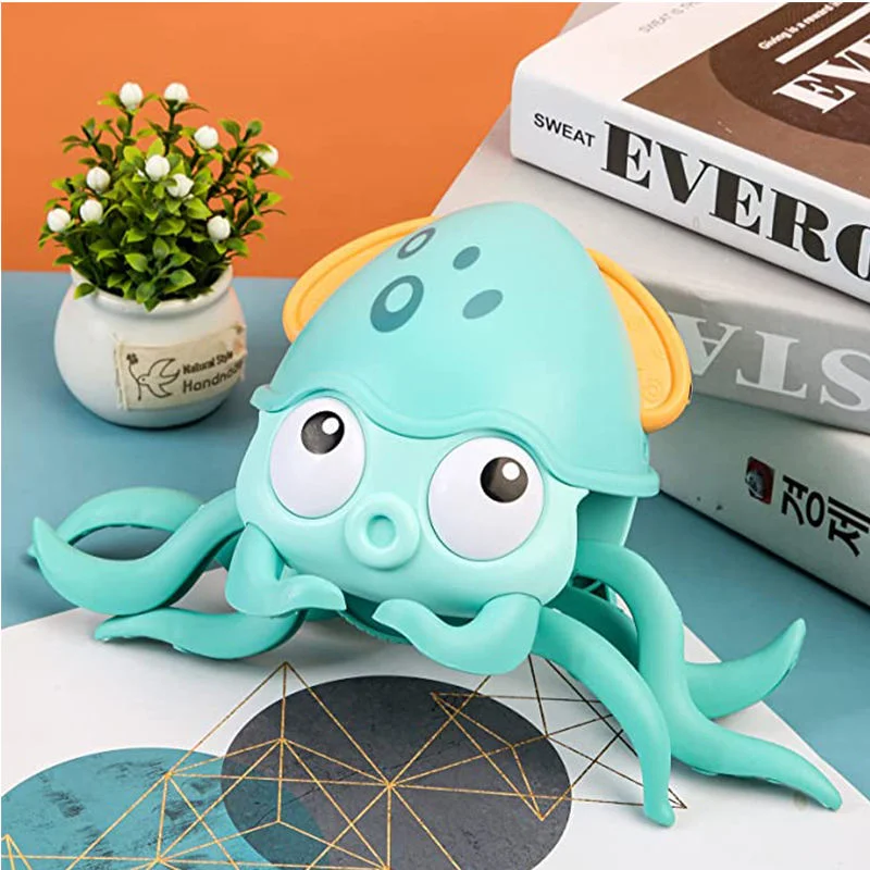 Toddler Interactive Learning Other Educational Toys Sensing Crawling Octopus Baby Toy with LED Light and Music Toys