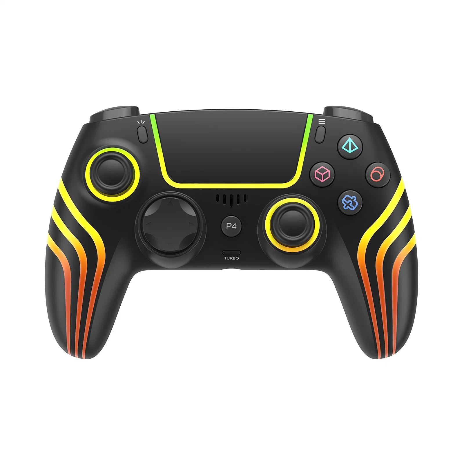 Ab Werk 2023 Neuer PS4 Wireless Controller mit RGB LED und 1000mAh Batterie