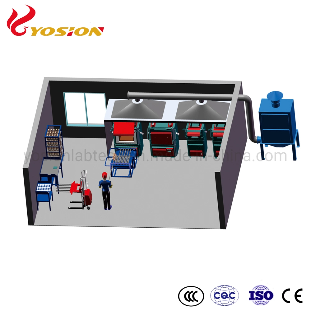 Fire Assay Laboratory Crucible Mixer/ Cupellation Furnace /Calcining & Ashing Furnac/ Fusion Furnace