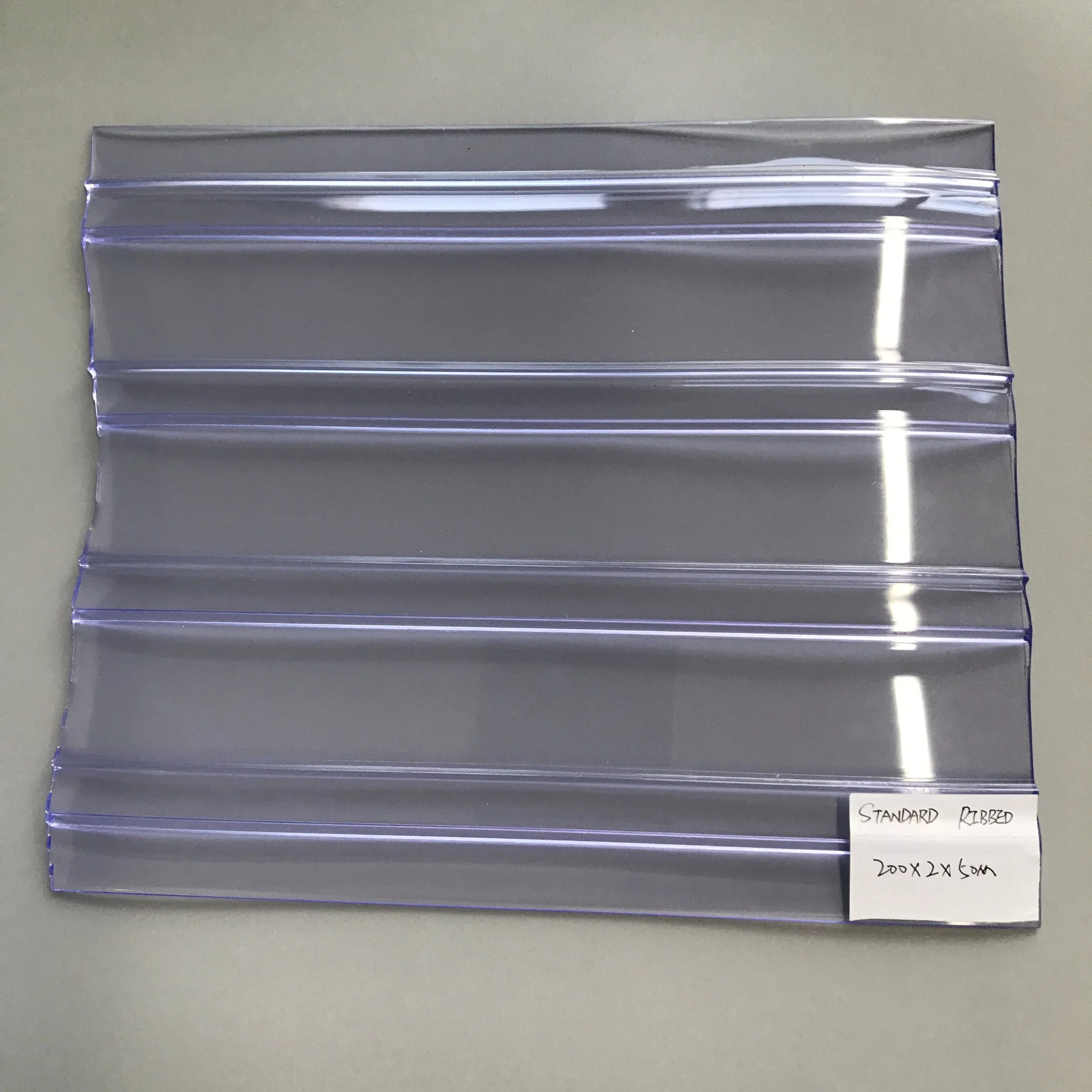 Transparent Double Ribbed Plastic PVC Rolls PVC Curtain