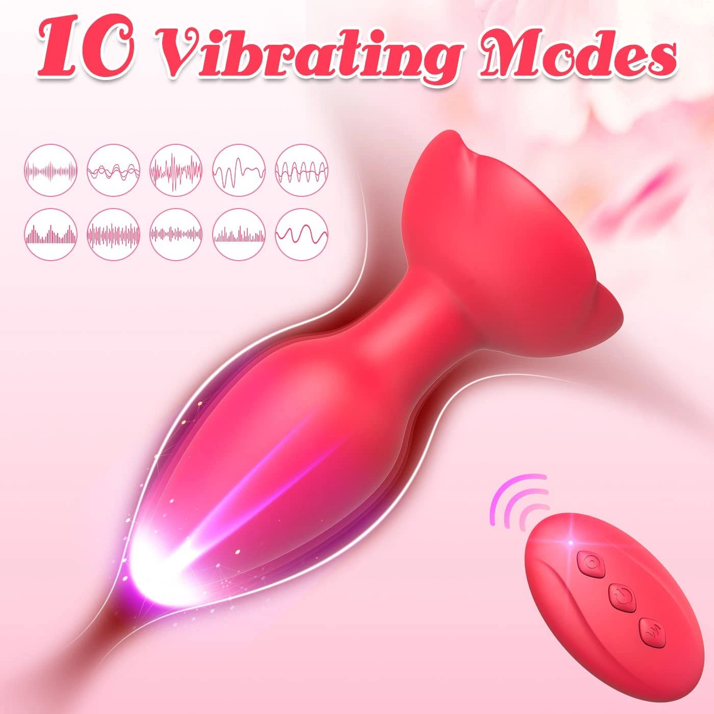 Vibrador anal de silicona masajeador prostático Tire Beads Stick plug anal con Control Remoto Butt plug vibrador