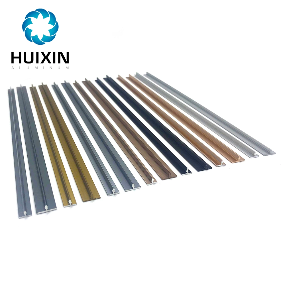 Polishing Aluminium Wall Corner T Shape Aluminum Tile Edge Stair Nosing Strip