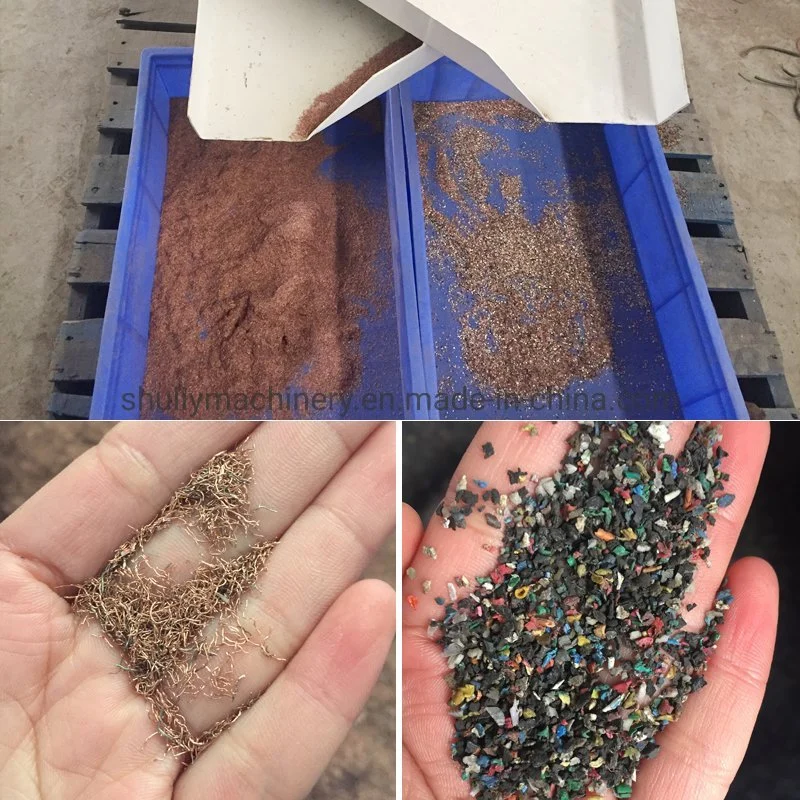 Electrical Scrap Copper Wire Separator Granulating Recycling Machine for Sale Air Separator Copper Recycling Equipment