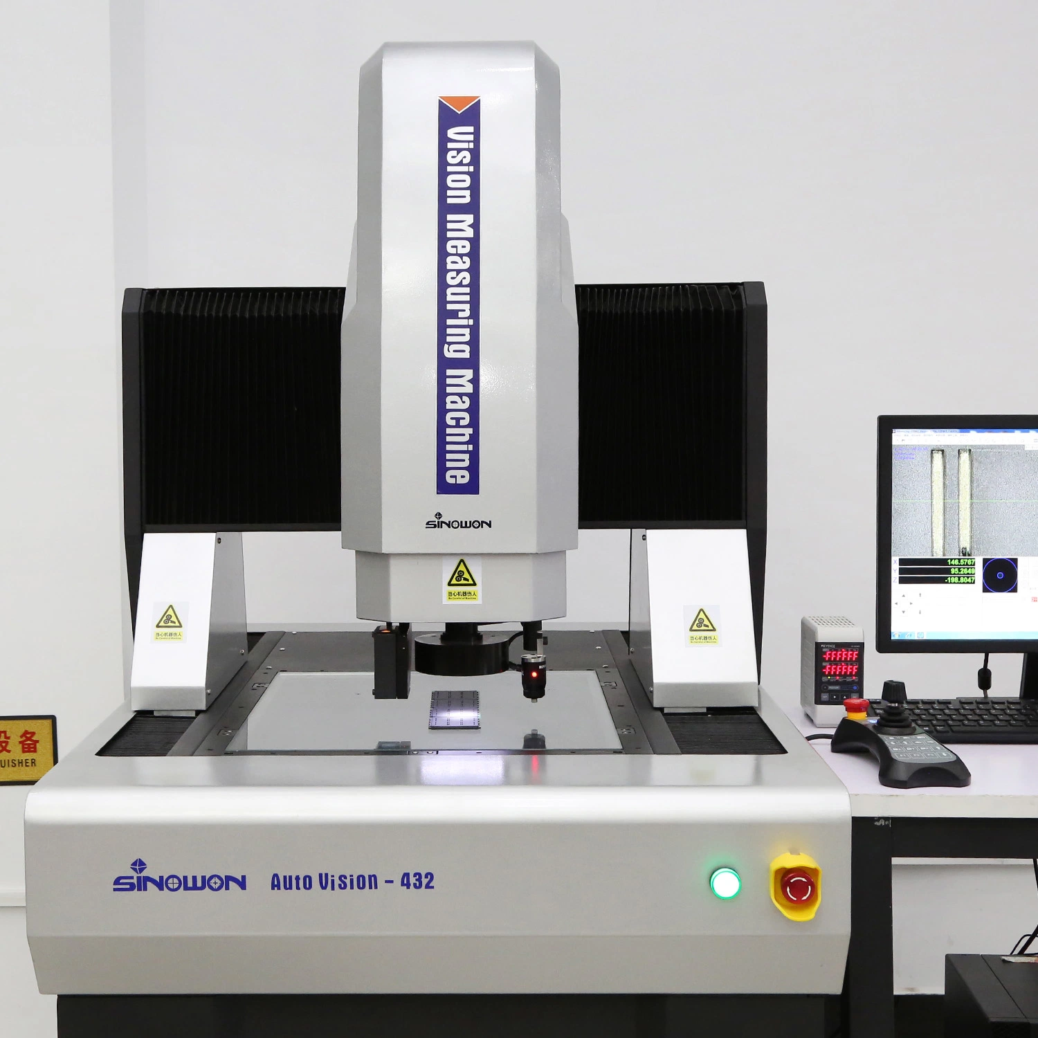 Auto Laser Scan Video Measuring System for Wafers