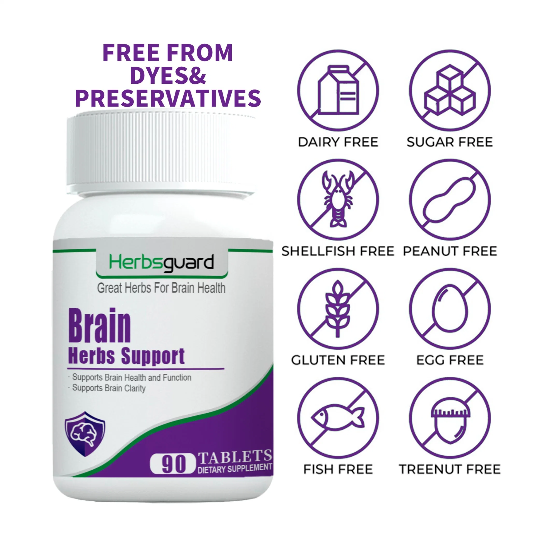 Medoncare Natural Herbs Brain and Nervous System Health Food Supplement