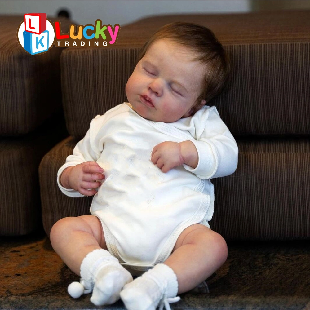 49cm Sleeping Realistic Newborn Baby Dolls Soft Silicone Babies