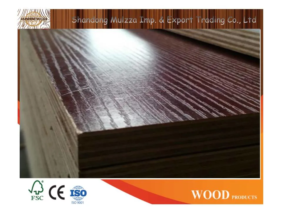 1220X2440X 3-25mm Natural Veneer/Melamine Faced Plywood for Furniture